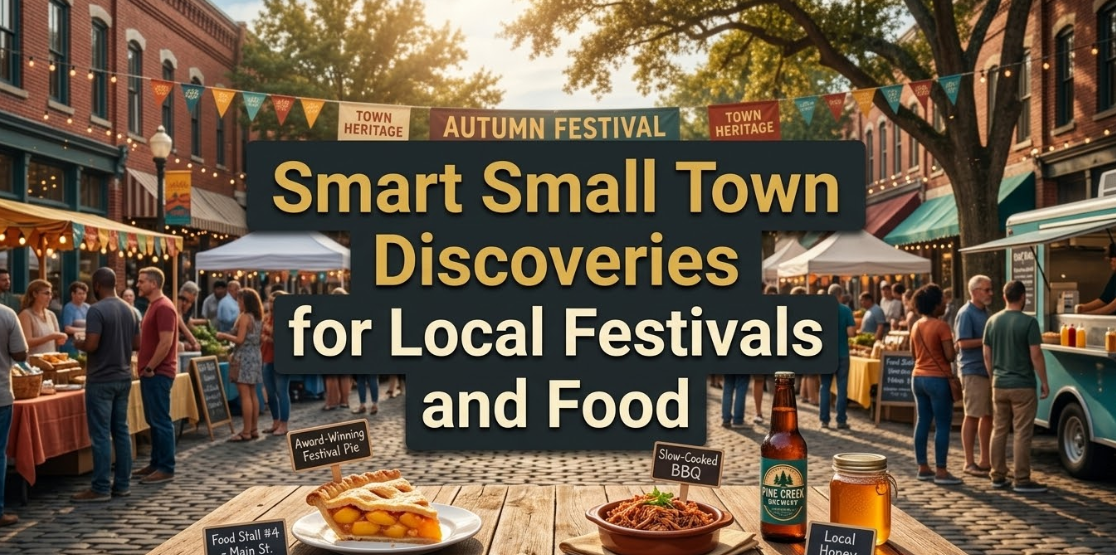 Smart Small Town Discoveries for Local Festivals and Food