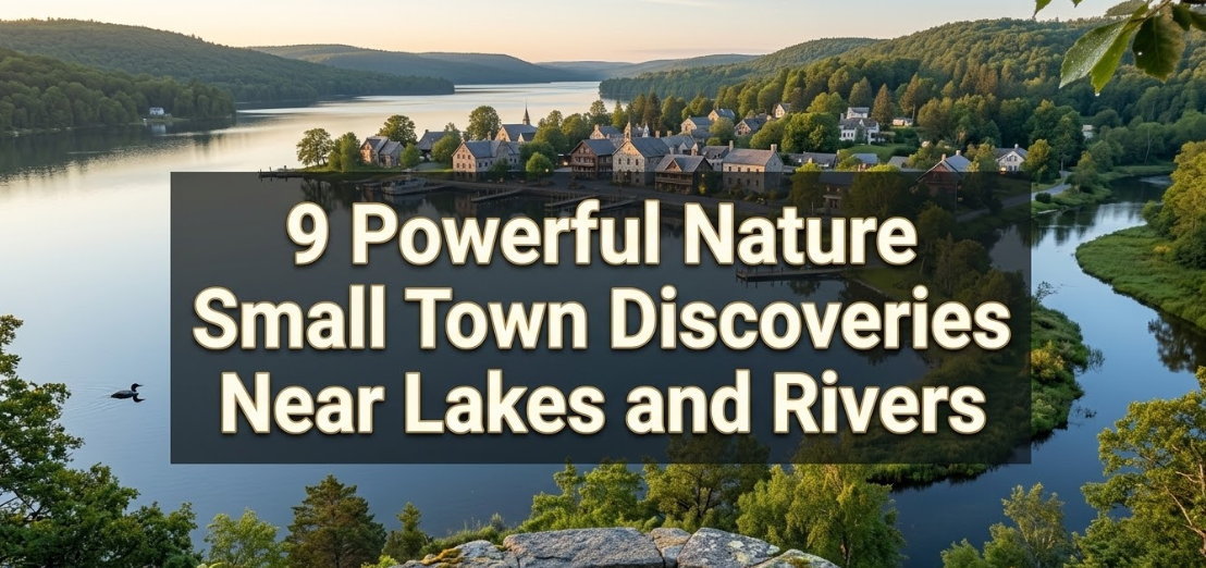 9 Powerful Nature Small Town Discoveries Near Lakes and Rivers